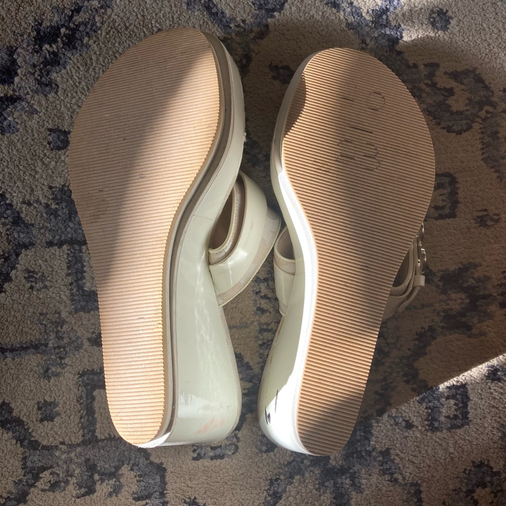 🤍Vintage Y2K Coach Wedge Platform Sandals🤍 - Picture 6 of 10